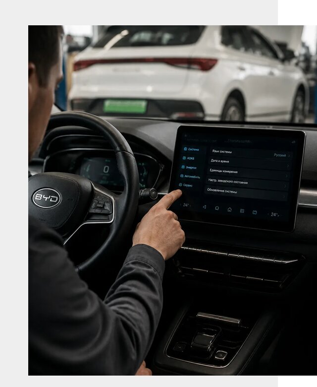 Русификация BYD E2 в Серове от 15201 р. | ФастМобиль-Срв под ключ