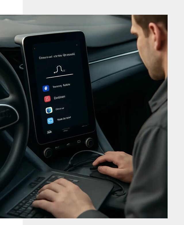 Установка приложений Lynk Co на автомобиль в Серове